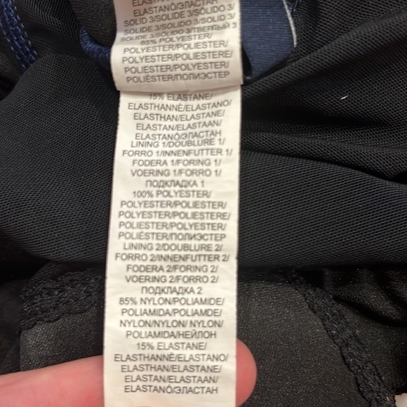 CHAPS womens one piece swimsuit size 16 W. - Picture 7 of 11